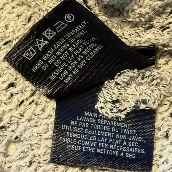 Anthropologie Cream Cardigan with Multicolor Details - Picture 11 of 11